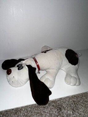 VTG 1985 Pound Puppies Puppy TONKA Large White w/long ears 18" Stuffed Plush EUC